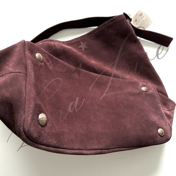 FREE PEOPLE We The Free Honor Oversized Tote In Crimson NWT - Picture 5 of 11